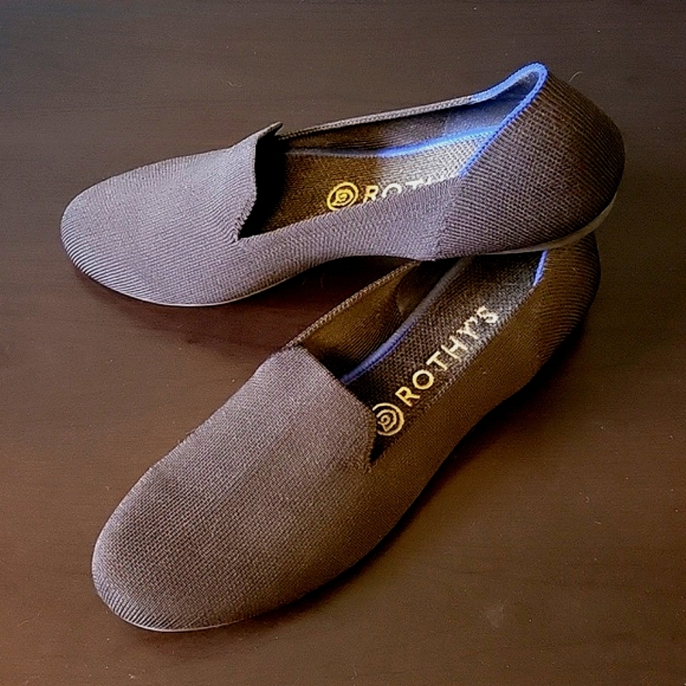 Rothy's Black Loafers size 9.5